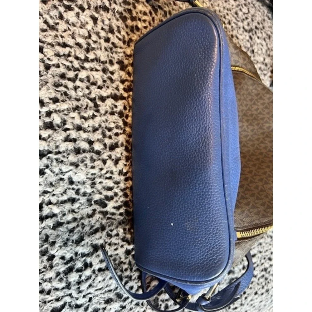 Michael Kors Medium‎ Rhea Leather Signature Backpack